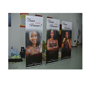 Layanan cetak Digital spanduk tarik ke atas, 33.5 inci X 79 inci untuk perusahaan kebugaran - Product Image 1