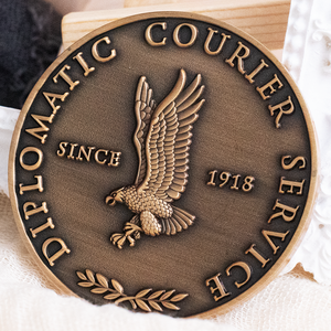 Personal isierte 3D Challenge Coin 2 Zoll Druckguss Doppelseitig gravierte Cross Cut Edge Custom Challenge Münzen - Product Image 6