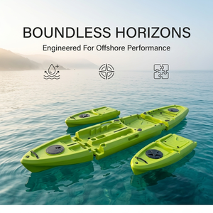 <span class=keywords><strong>Kayak</strong></span> de pêche à <span class=keywords><strong>coque</strong></span> rigide en trois parties, modèle sit-on-top, pour la pêche en mer, le tourisme et les activités offshore – Fournisseur direct usine - Product Image 1