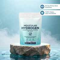 Comprimés d'hydrogène moléculaire H2 en gros (OEM), 30 unités, soutien quotidien au bien-être avec supplément à base de magnésium et d'herbes pour adultes