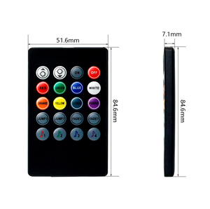Usb <span class=keywords><strong>LED</strong></span> Strip ánh sáng RGB Mini IR điều khiển từ xa âm nhạc BT RGB <span class=keywords><strong>Dimmer</strong></span> DC5V-24V - Product Image 6