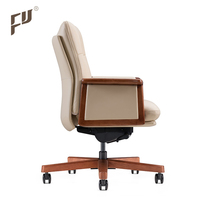 Fauteuil de bureau exécutif moderne haut de gamme en cuir avec logo personnalisé, mécanisme synchronisé, pour personnes en surpoids, vente en gros Foshan