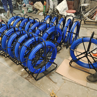 Tige de guidage en fibre de verre FRP pour tire-câble, outil de pose de câbles de 150 m, outils de pose de câbles de 4,5 mm, tige de guidage pour conduits