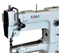 Machine à coudre industrielle YBAO série 246 à bras cylindrique, point noué, grande vitesse, entraînement automatique par moteur, à commande numérique