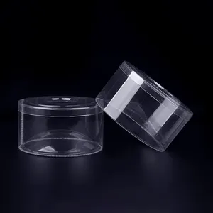 맞춤형 투명 용기 쿠키 포장 투명 PET 실린더 포장
