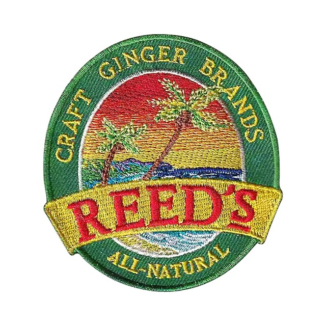 Custom Logo Eco-Friendly Heat Press Felt Chenille Embroidery 3D Full Embroidered Iron-On Sew-On Patches for Garment and Hat