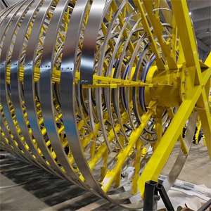 Convoyeur spiralé à mouvement descendant dans une direction avec plaques de chaîne de 500 mm, hauteur de 10 m - Product Image 3