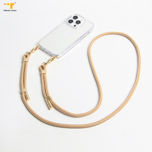 Sangle de téléphone robuste de 6 mm d'épaisseur pour téléphone japonais, lanière de téléphone en polyester pour la randonnée, sangle de téléphone bandoulière pour étuis à cordon de collier - Product Image 1