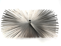 Offre Spéciale Balayage Rotatif Fil Plat Cheminée Brosse De Nettoyage à Long Manche Cheminée Cheminée Brosse