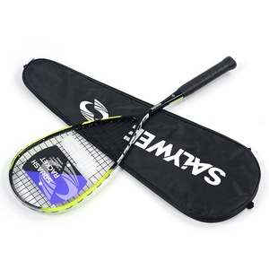 <span class=keywords><strong>Raquette</strong></span> de <span class=keywords><strong>squash</strong></span> professionnelle en fibre de carbone, vente en gros d'usine, durable, ultra-légère, 185g, pour l'entraînement - Product Image 1