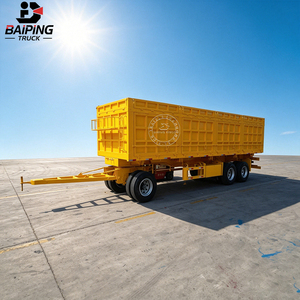 Semi-remorque 1+2 essieux à suspension pneumatique, capacité 30T, pour le transport de produits agricoles en Afrique, directement de l'usine - Product Image 1