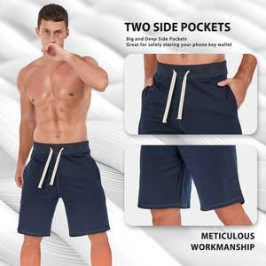 Pantalones Cortos Deportivos para Hombre, Transpirables, de Secado Rápido, para Correr, Hacer Ejercicio y Entrenamiento, con Cintura Elástica - Product Image 4