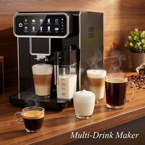 Machine à <span class=keywords><strong>café</strong></span> industrielle de qualité commerciale AM7203 1350W à double chaudière en acier inoxydable, pression de 19 bars, pour cuisines commerciales - Product Image 5