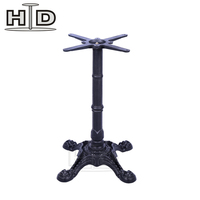 Pieds de table à chevalets en fonte de haute qualité de style industriel pour les applications extérieures d'entrepôt d'appartement d'hôtel à manger
