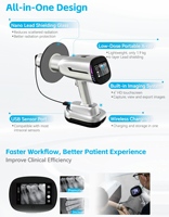 Máquina de Rayos X Dental Portátil, Equipo de Rayos X Digital Todo en Uno, Sensor RVG, Escáner Veterinario, Imagen Instantánea