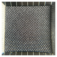 Pour tentes événementielles et décors de scène, sans phtalates, conforme RoHS, tissu Oxford en polyester noir 500Dx500D avec revêtement PVC ou PU
