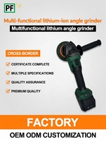 Mini-meuleuse d'angle professionnelle sans balais avec interrupteur à glissière, 8500 tr/min, batterie 4,0 Ah, outil multifonction pour marbre, carrelage et granit