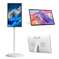 Téléviseur intelligent interactif Android 15 avec écran tactile capacitif IPS LED multifonction de 27 pouces, caméra USB, vente chaude