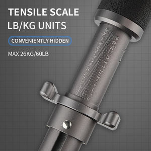 Pince de <span class=keywords><strong>pesée</strong></span> portable en alliage d'aluminium 6061 argent/gris pour la pêche, avec logo personnalisé, pour carpes et snappers - Product Image 2