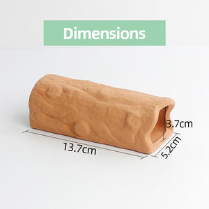 Cueva para cría de peces, Terracotta, acuario, cuevas Pleco y arcilla para ocultar peces, olla de cría, decoración de Acuario, tubo - Product Image 6