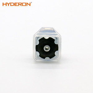 Hyderon Transparent <b>Square</b> Tube Micro <b>Adjustment</b> Foot With Spring Loaded Plug For Table Furniture Legs Stainless Steel Modern - Product Image 4