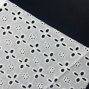 Yeni varış 60S * 60S 90*88 pamuk deliği nakış kumaş pamuk dantel kumaş İsviçre vual - Product Image 5