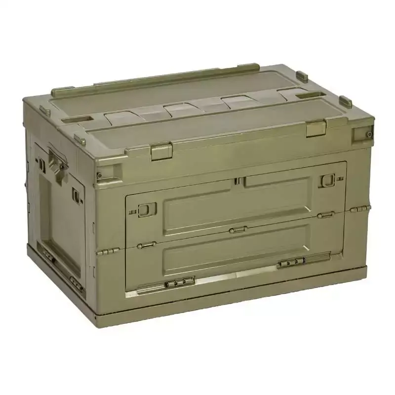 Best Selling 50L Waterproof Outdoor Storage Box Multi-function folding plastic storage box camping