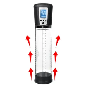 Pompa <span class=keywords><strong>per</strong></span> il <span class=keywords><strong>Pene</strong></span> con Display LCD Elettronico e Funzione di Ingrandimento a Vuoto - Product Image 1
