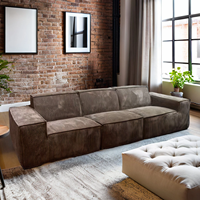 Großhandel 118-Zoll Modulares Würfelsofa, Modernes Minimalistisches Sektionalsofa für Wohnzimmer, Komprimiert in Kartonverpackung