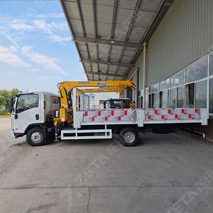 ISUZU KV100 4*2 Drive Mobile derek truk 5 Ton teleskopik lipat Boom derek bahan bakar Diesel truk baru dipasang derek untuk dijual - Product Image 3