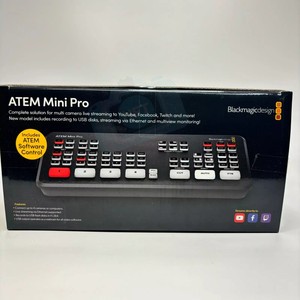 Système de commutation vidéo en direct HDMI HFT Professional <span class=keywords><strong>Blackmagic</strong></span> Design <span class=keywords><strong>ATEM</strong></span> <span class=keywords><strong>Mini</strong></span> Pro pour le streaming - Vente en gros - Product Image 1