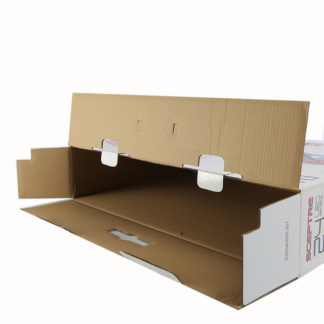 Hot Sale Custom Color Carton Shipping Corrugated Box Personalized Corrugated Mailing Box Tv Packing Carton