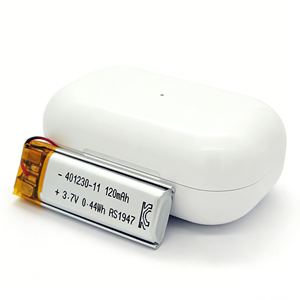 401230 리튬 폴리머 배터리 <span class=keywords><strong>3.7V</strong></span> 120mAh 전자기기 및 장치용 충전식 배터리 - Product Image 1