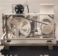 Compresseur d'air portable à piston sans huile à haute pression 20m3/h 150Bar, refroidi par air, AC 220V/380V, compresseur d'oxygène, booster d'azote