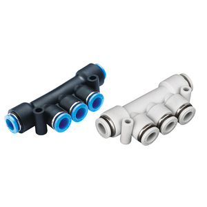 Xingyi Technology Pneumatic Hose <b>Connector</b> PK4 PK6 PK8 <b>Quick</b> Coupler Plastic Copper Body Straight Through - Product Image 3