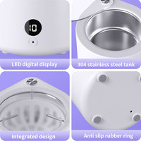Nouveau Nettoyeur Électrique Portable à Ultrasons pour Appareils Dentaires et Prothèses 45kHz, Usage Domestique et Automobile, Soins Bucco-Dentaires, Logo Personnalisé