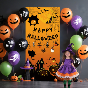 Globos de Látex con Diseño de Halloween, Lindos y Estampados, Duraderos para Uso en Interiores, Muchos Colores, Artículos de Decoración para Fiestas - Product Image 2