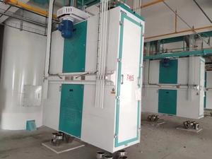 छोटे पैमाने पर गेहूं प्रसंस्करण के लिए डबल बिन वर्ग सिफ्टर इंजन के साथ पूर्ण मिनी इलेक्ट्रिक आटा ग्राइंडर मशीन - Product Image 1