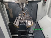 Centre d'usinage vertical CNC 5 axes MX650, machine de fraisage de métaux, moteur de précision moyenne intensité