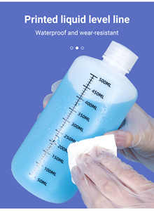 Chất lượng cao rỗng tốt nghiệp Thuốc thử chai nhựa hóa chất chai với graduations phòng thí nghiệm Thuốc thử HDPE mẫu chai - Product Image 3