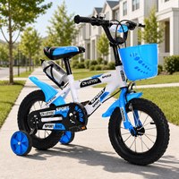 Vélo pour enfants de 16 pouces au prix le plus bas / Vente en ligne de vélos pour enfants en Chine / Vélo pour enfants à quatre roues de 16 pouces avec cadre en acier et roues pneumatiques pour bébé