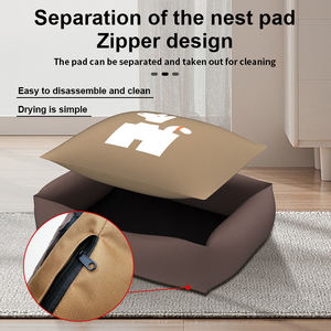 Cama de Lujo para Gatos Prodigy PTN03 - Felpa Afelpada con Laterales Altos, Nido Acogedor para Gatitos y Gatos Adultos - Product Image 5