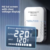 Alimentation directe AVR série 1000VA monophasé 220V AC stabilisateur domestique affichage numérique Protection contre les surtensions pour l'air