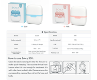 Rouleau masseur Facial à glace pour le visage, livraison gratuite, nouveau Design, crème glacée pour refroidissement de la peau, Massage, pour les soins de la peau