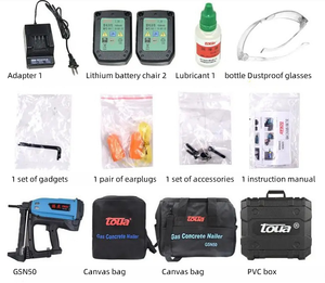 Toua GSN50 <span class=keywords><strong>Bostitch</strong></span> Framing Pistolet à clous sans fil Cloueur pneumatique industriel Brad Source d'alimentation électrique - Product Image 6