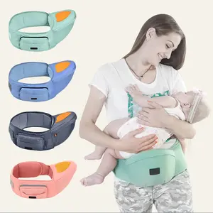 Gendongan bayi bangku pinggang ergonomis, gendongan dudukan pinggul ringan ergonomis untuk bayi baru lahir