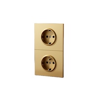 Prise murale Schuko BENDI norme européenne 16A 250V, 2/3/6 prises, design modulaire, panneau PC blanc, IP21, USB, Russie/Kazakhstan/Asie centrale
