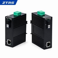 Convertitore di Media Ottico ZTRS Monomodale 120km SC per Centrali Elettriche