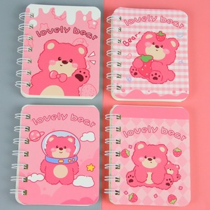 Carnet à spirale mignon Kawaii, série fleurs, papeterie étudiante, vente en gros, mini-carnet portable A7 pour fournitures - Product Image 1