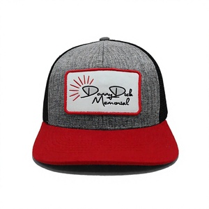 Casquette de camionneur ajustable à 6 panneaux avec patch brodé, dos en maille structurée bicolore, pour adultes, idéale pour les affaires et les activités de plein air – Fabrication vietnamienne - Product Image 1